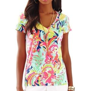Lilly Pulitzer Michele V-Neck Top